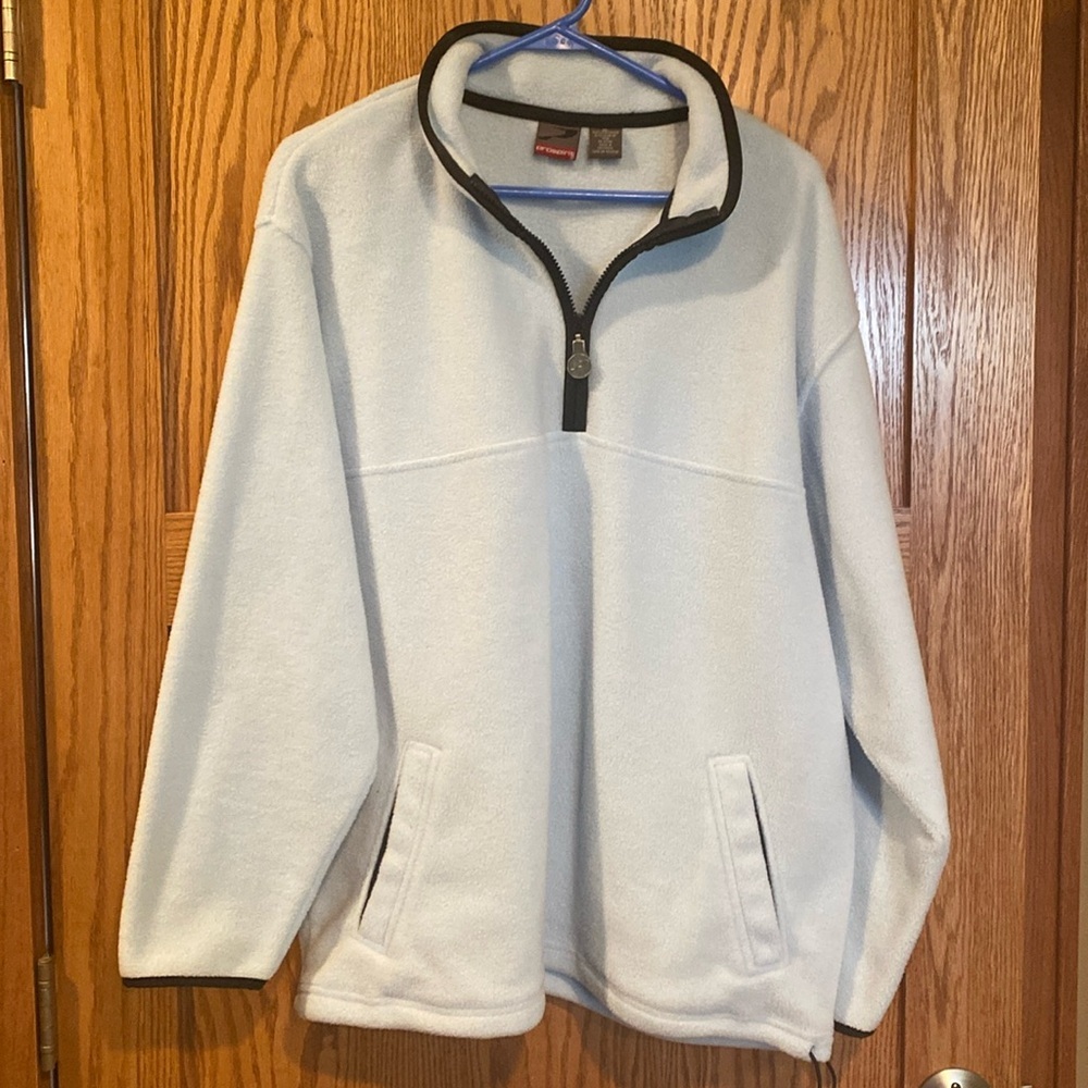 Prospirit Light Blue Quarter Zip Sweater XL